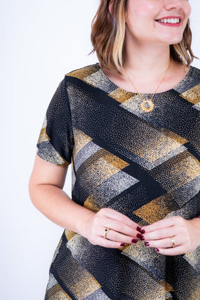 Vestido Sara - Malha Confort Midi com Manga