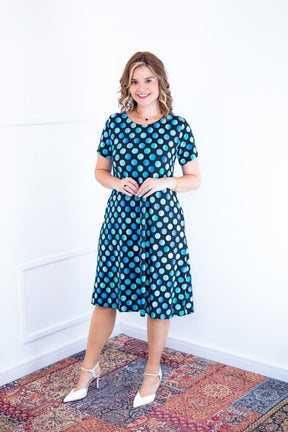 Vestido Sara - Malha Confort Midi com Manga