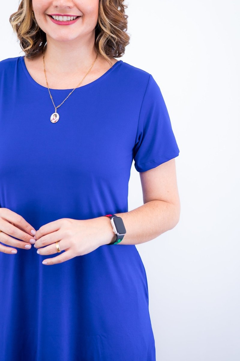 Vestido Sara - Malha Confort Midi com Manga