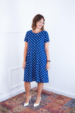 Vestido Sara - Malha Confort Midi com Manga