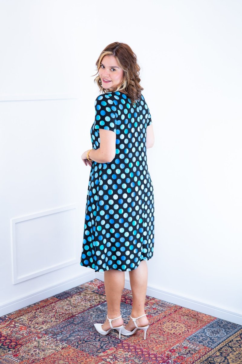 Vestido Sara - Malha Confort Midi com Manga