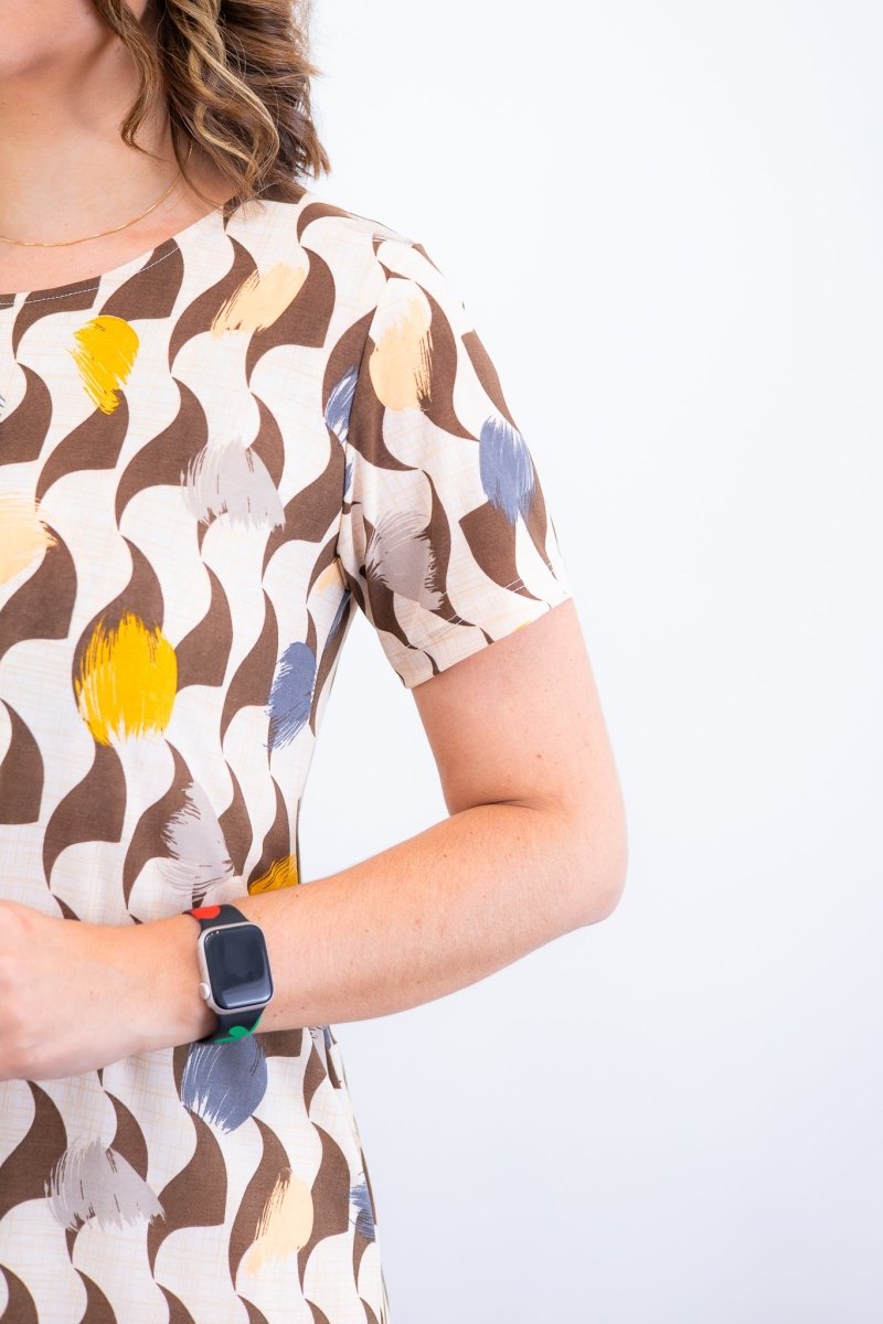 Vestido Sara - Malha Confort Midi com Manga