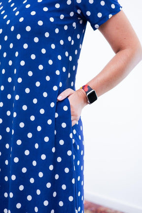 Vestido Sara - Malha Confort Midi com Manga