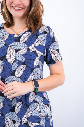 Vestido Sara - Malha Confort Midi com Manga