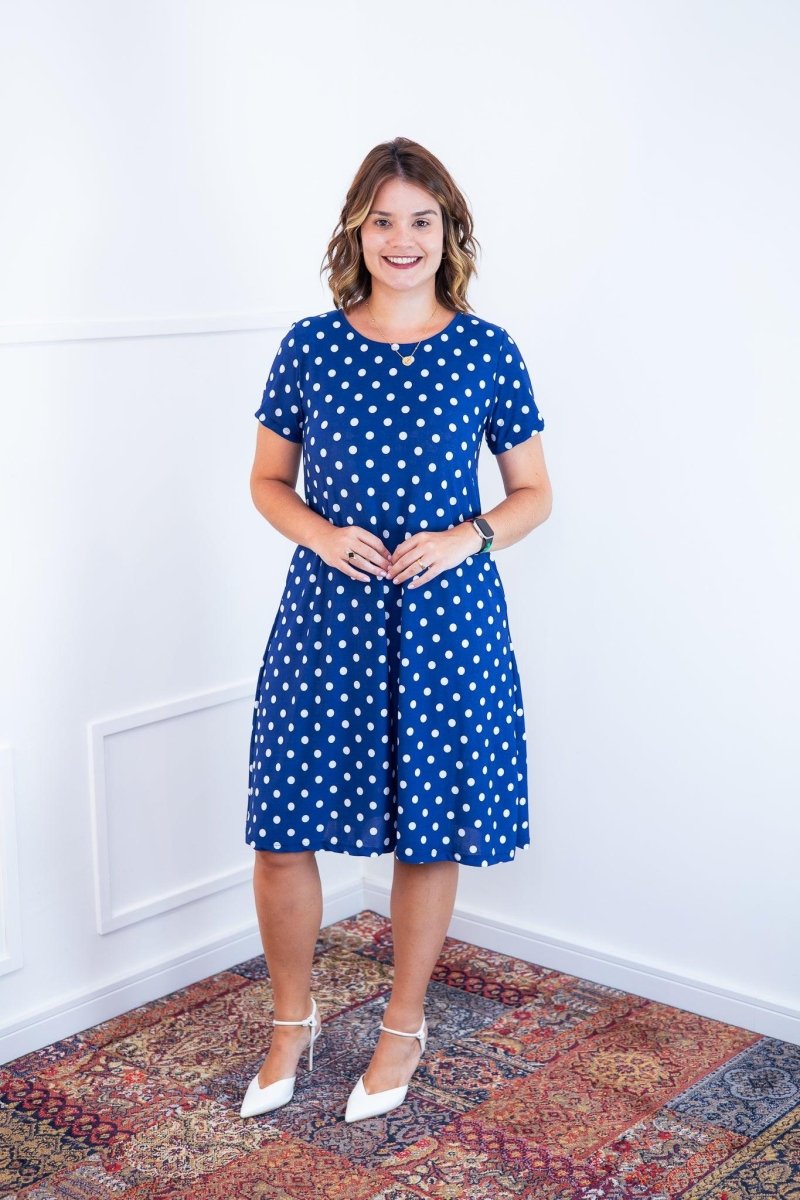 Vestido Sara - Malha Confort Midi com Manga