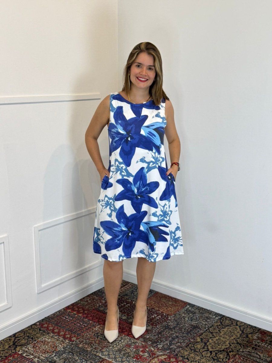 Vestido Sofia - Malha Confort Deluxe Regata Midi