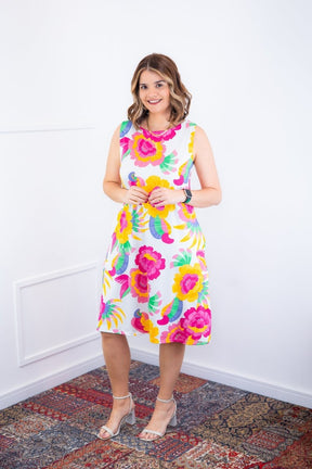 Vestido Sofia - Malha Confort Deluxe Regata Midi