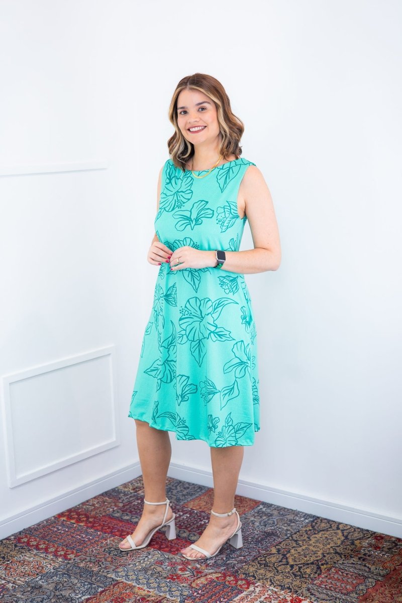 Vestido Sofia - Malha Confort Deluxe Regata Midi