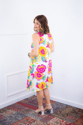 Vestido Sofia - Malha Confort Deluxe Regata Midi