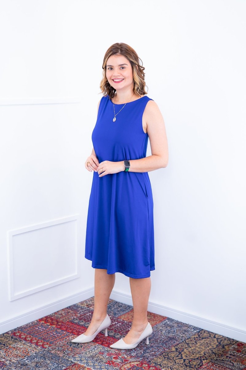 Vestido Sofia - Malha Confort Regata Midi
