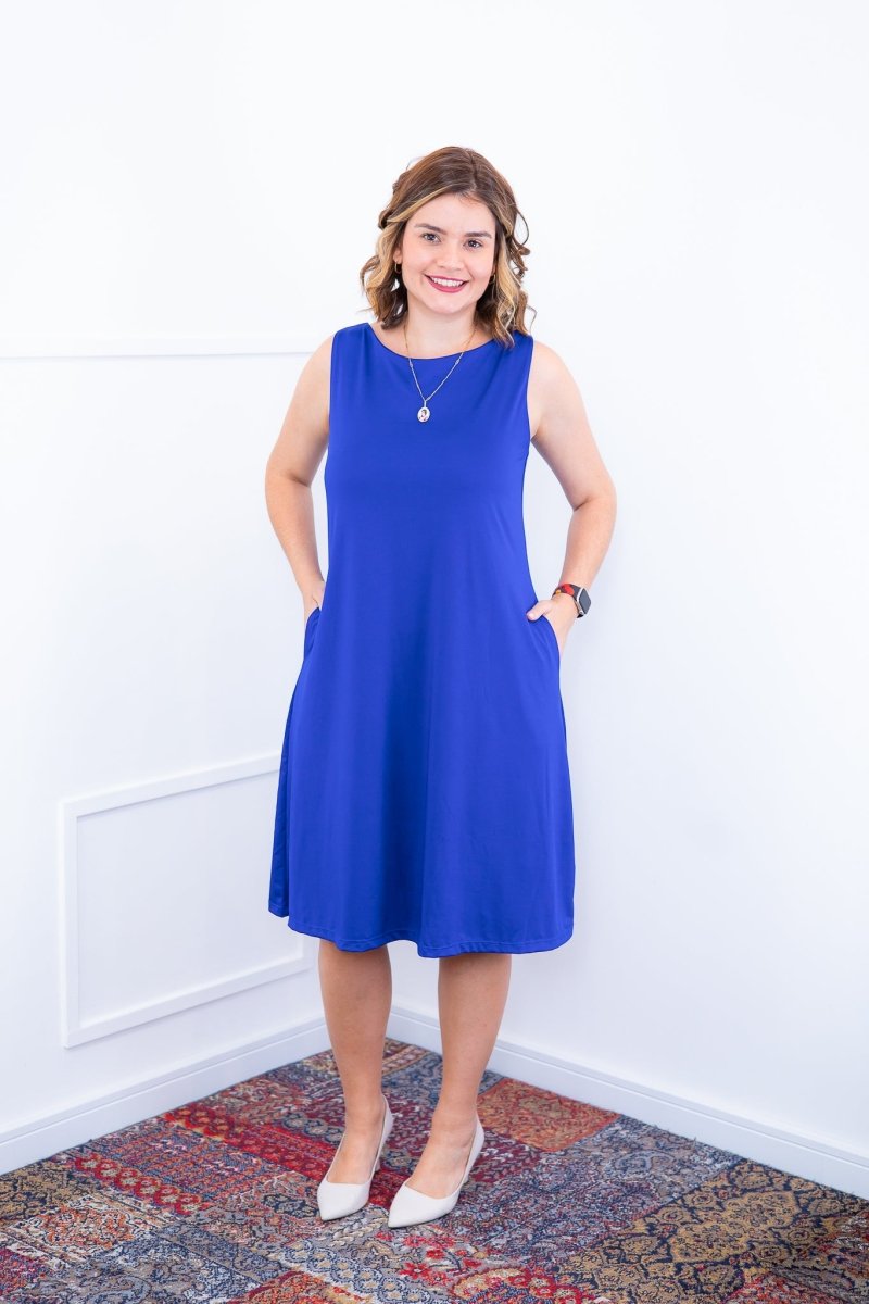 Vestido Sofia - Malha Confort Regata Midi