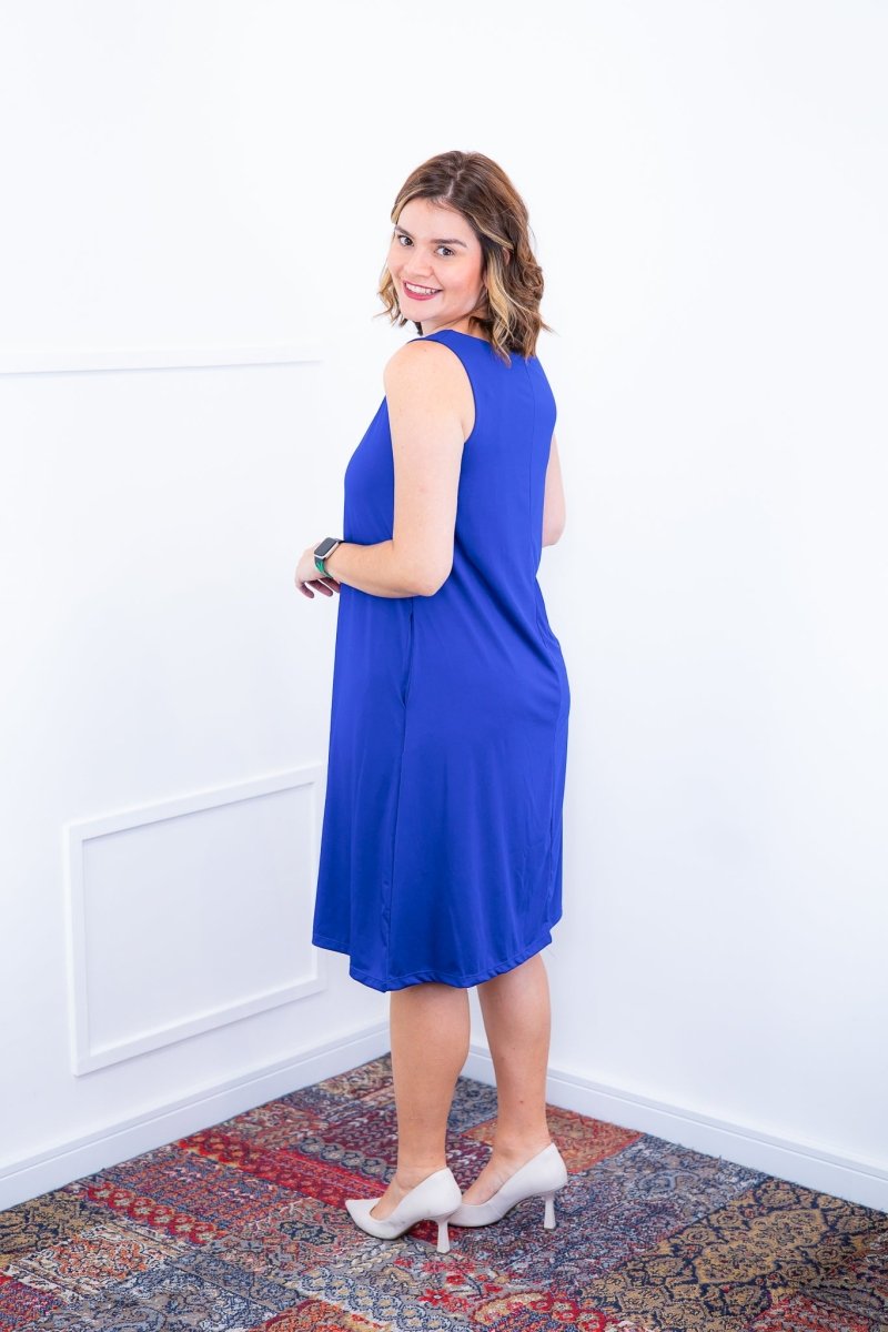 Vestido Sofia - Malha Confort Regata Midi