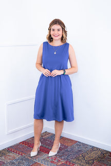Vestido Sofia - Malha Confort Regata Midi