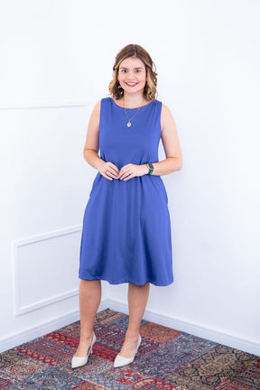 Vestido Sofia - Malha Confort Regata Midi