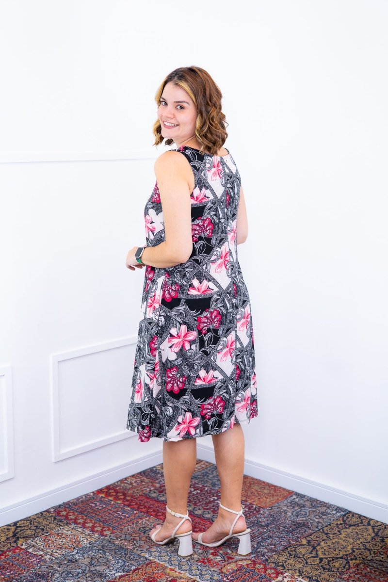 Vestido Sofia - Malha Confort Regata Midi