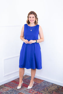Vestido Sofia - Malha Confort Regata Midi