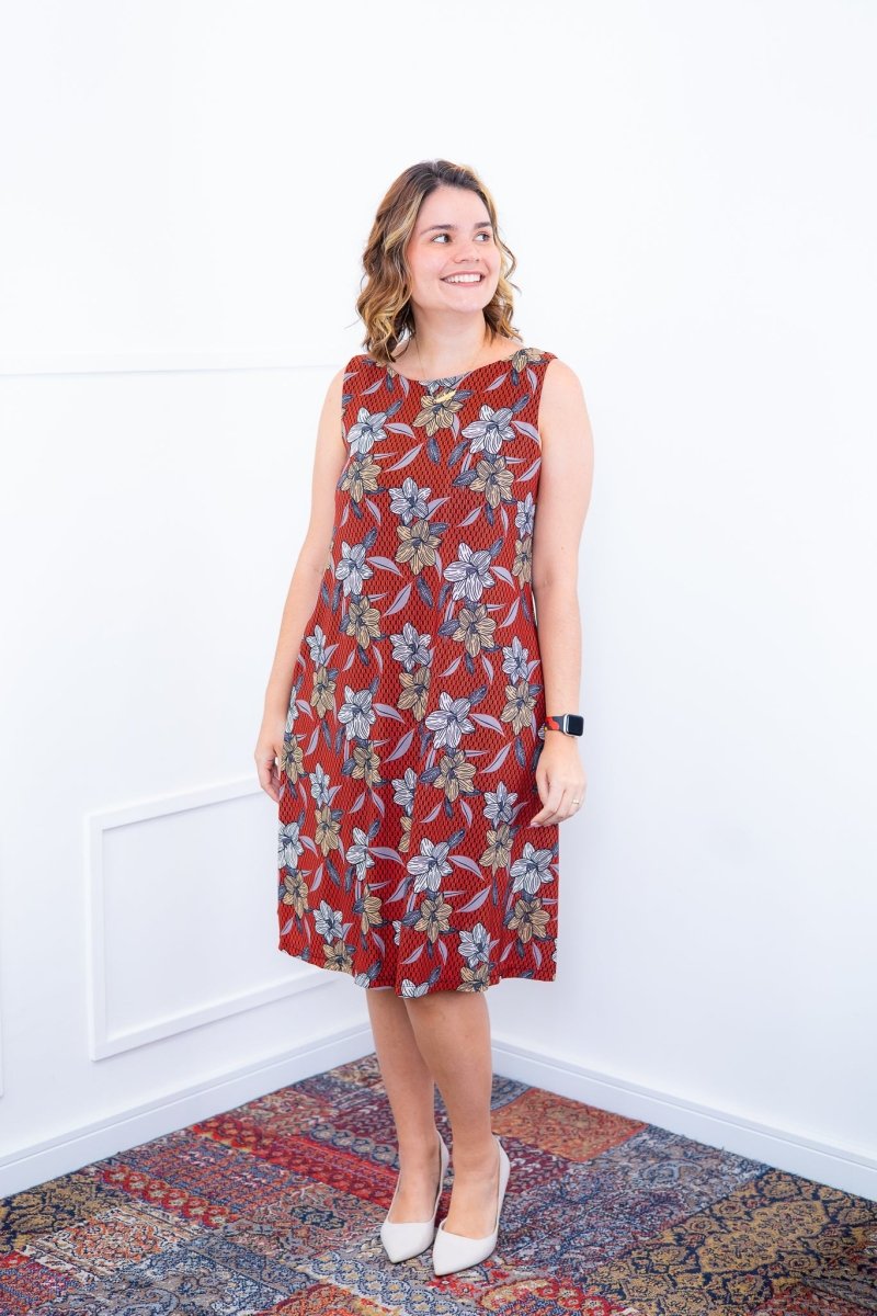 Vestido Sofia - Malha Confort Regata Midi