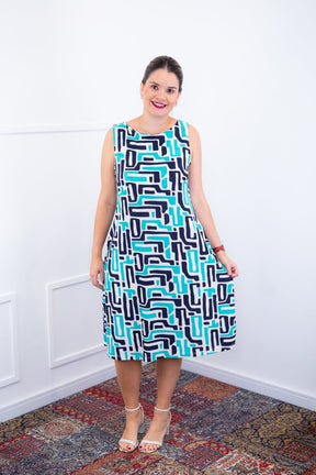 Vestido Sofia - Malha Confort Regata Midi