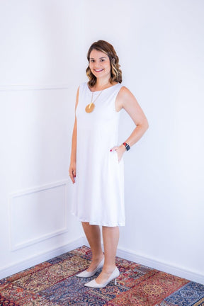 Vestido Sofia - Malha Confort Regata Midi