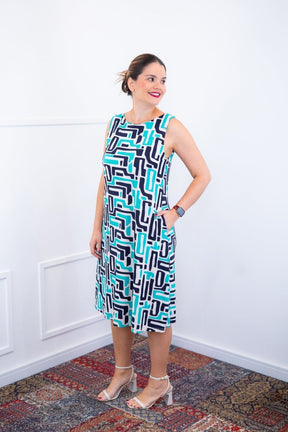 Vestido Sofia - Malha Confort Regata Midi