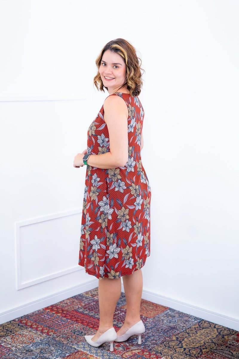 Vestido Sofia - Malha Confort Regata Midi