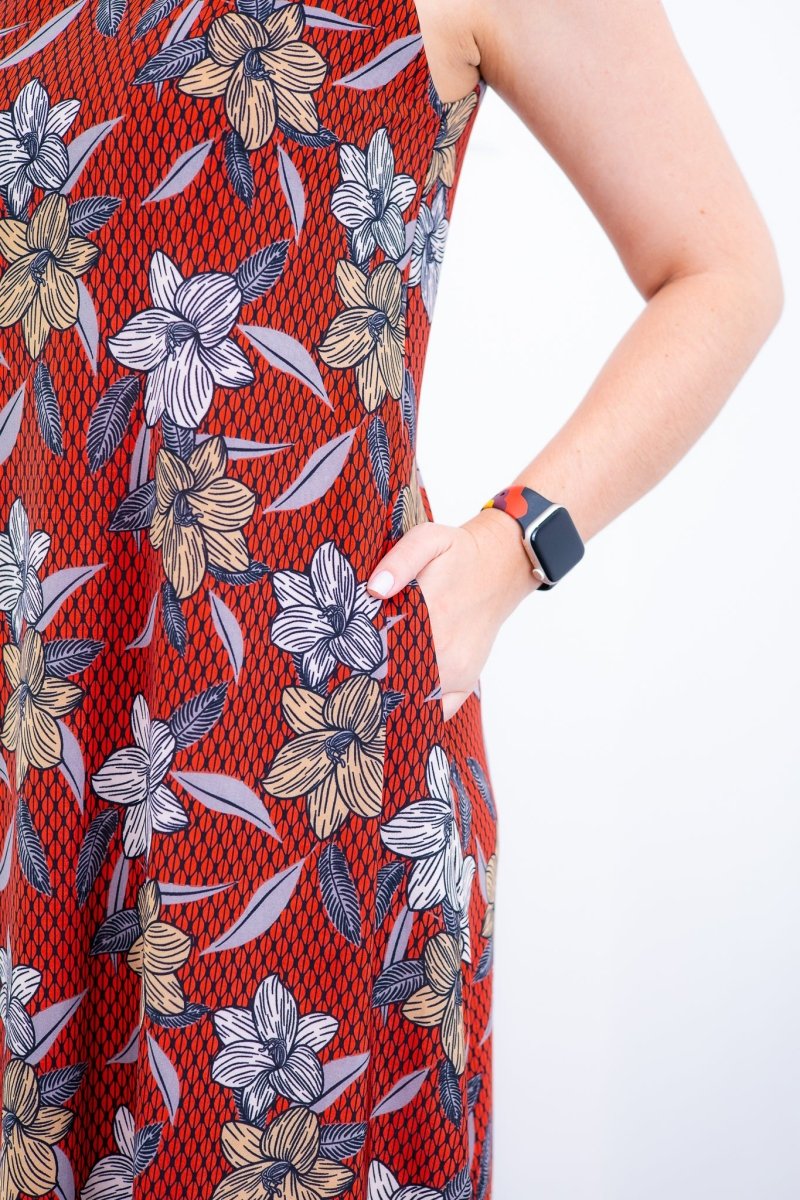 Vestido Sofia - Malha Confort Regata Midi