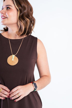 Vestido Sofia - Malha Confort Regata Midi