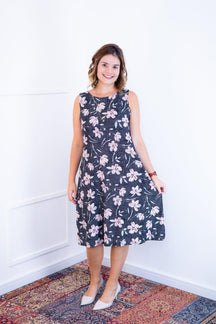 Vestido Sofia - Malha Confort Regata Midi