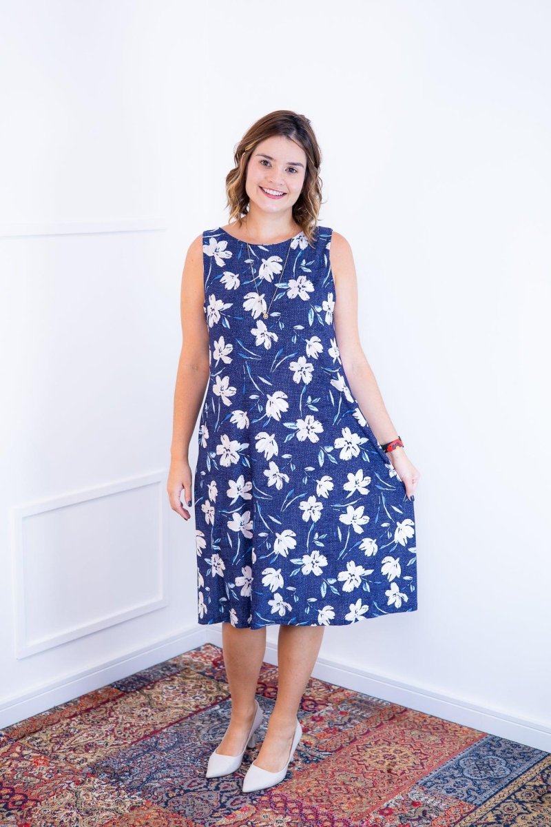 Vestido Sofia - Malha Confort Regata Midi