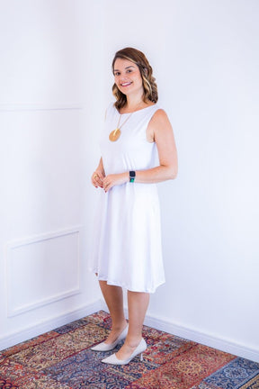 Vestido Sofia - Malha Confort Regata Midi