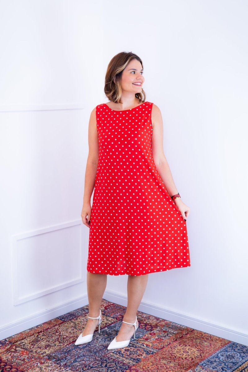 Vestido Sofia - Malha Confort Regata Midi