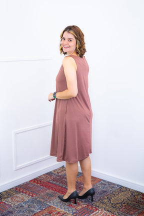 Vestido Sofia - Malha Confort Regata Midi