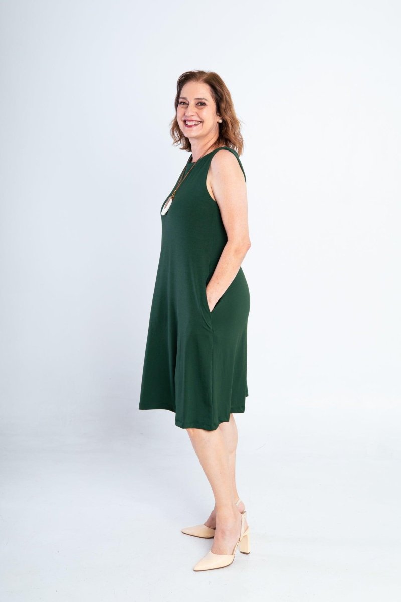 Vestido Sofia - Malha Confort Regata Midi