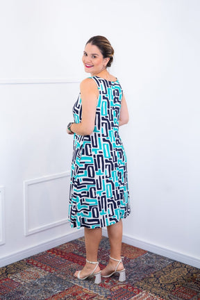 Vestido Sofia - Malha Confort Regata Midi