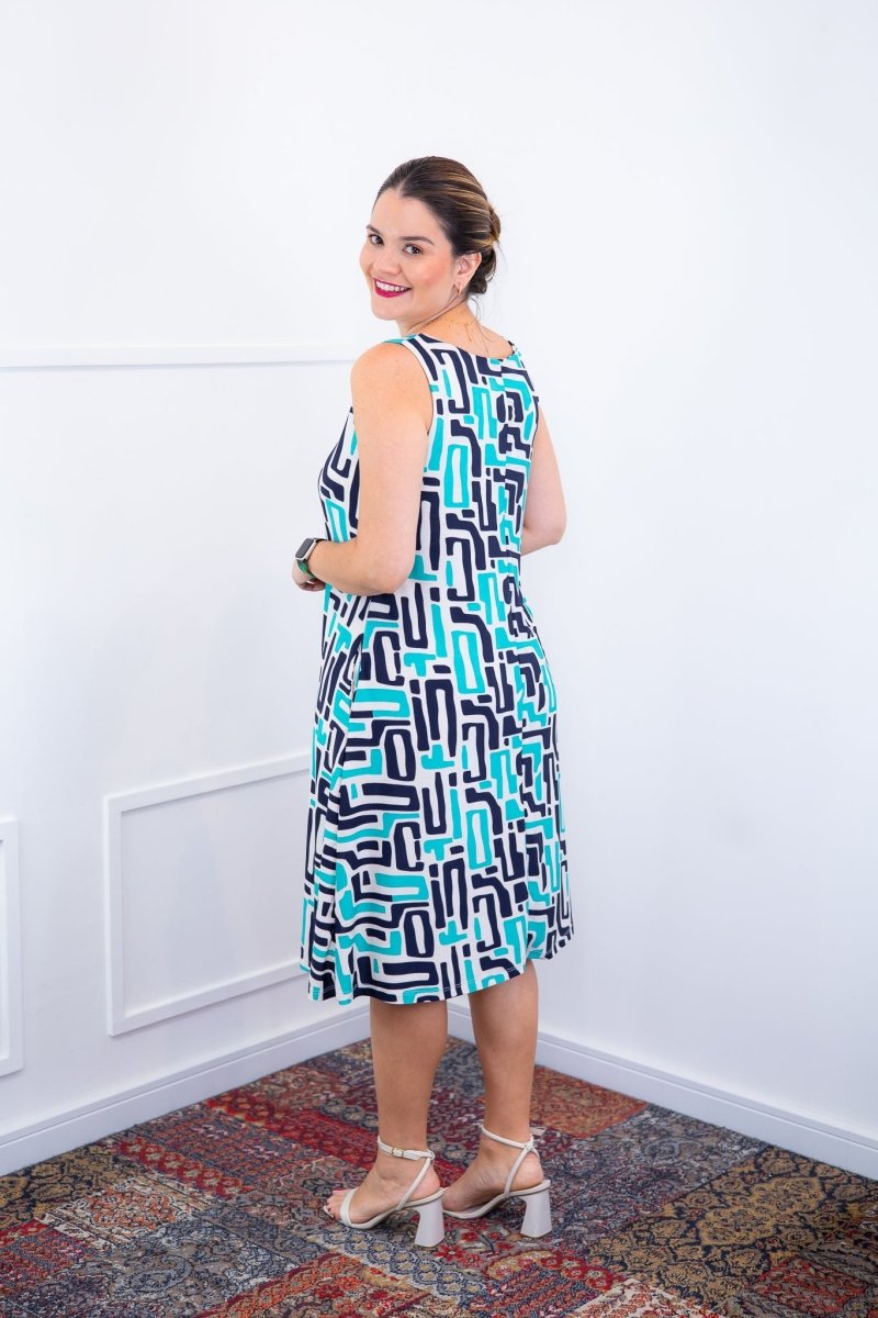 Vestido Sofia - Malha Confort Regata Midi