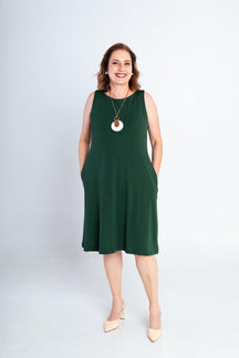 Vestido Sofia - Malha Confort Regata Midi