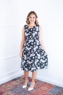 Vestido Sofia - Malha Confort Regata Midi