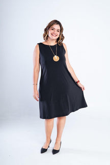 Vestido Sofia - Malha Confort Regata Midi