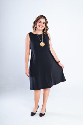 Vestido Sofia - Malha Confort Regata Midi