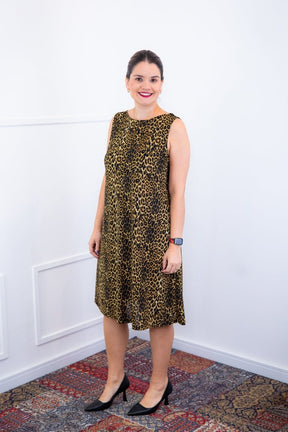 Vestido Sofia - Malha Confort Regata Midi