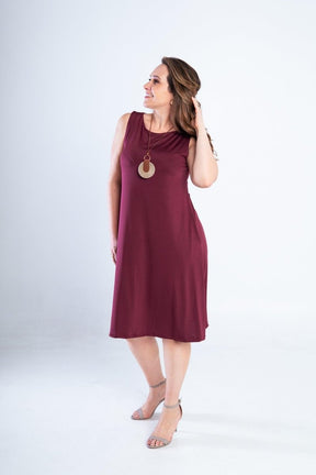 Vestido Sofia - Malha Confort Regata Midi