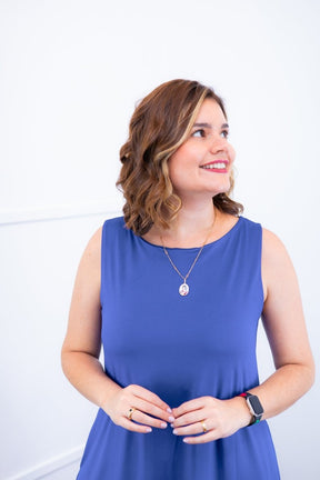 Vestido Sofia - Malha Confort Regata Midi