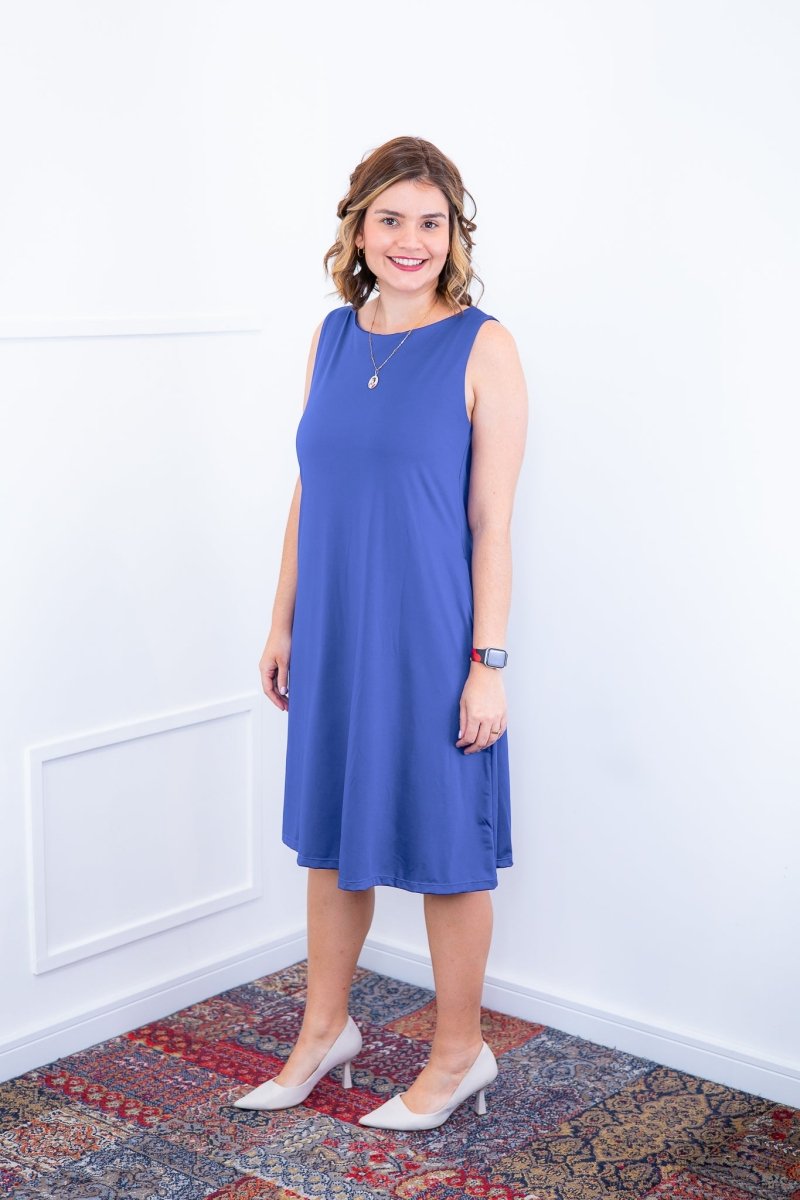 Vestido Sofia - Malha Confort Regata Midi