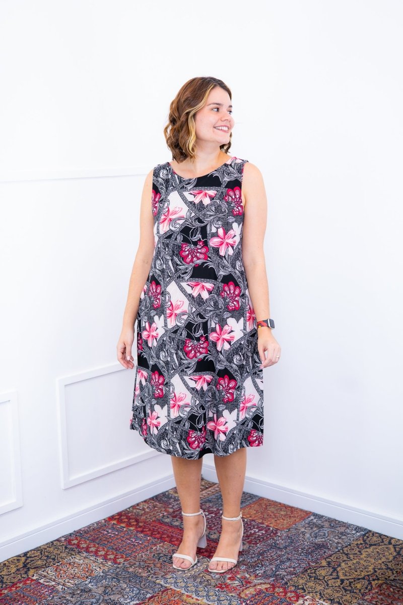 Vestido Sofia - Malha Confort Regata Midi