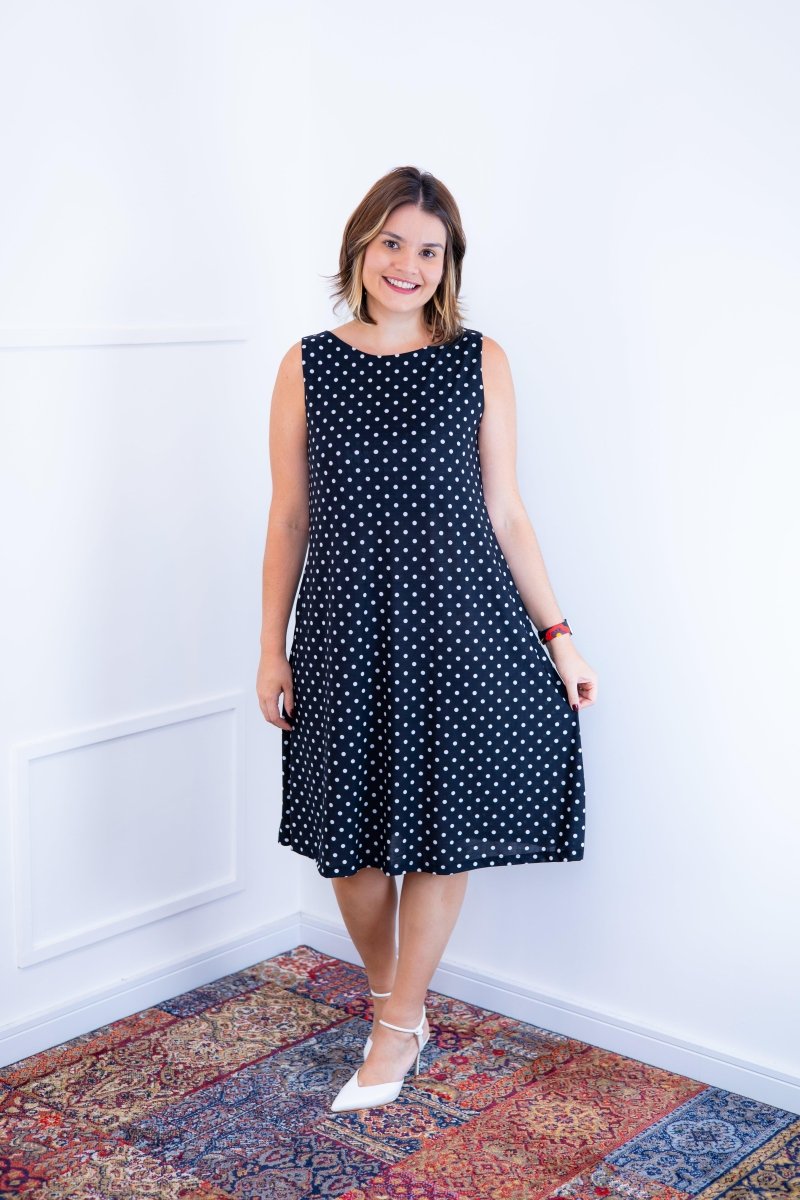 Vestido Sofia - Malha Confort Regata Midi