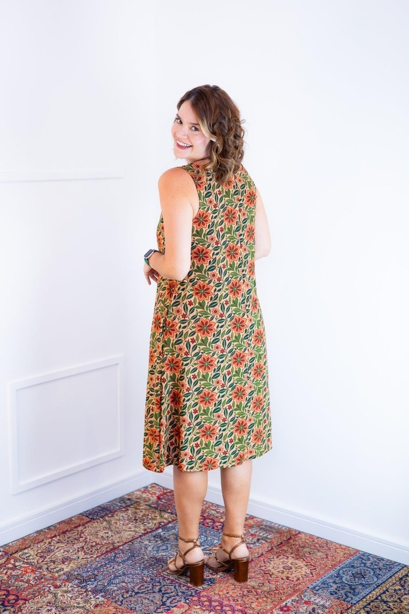 Vestido Sofia - Malha Confort Regata Midi