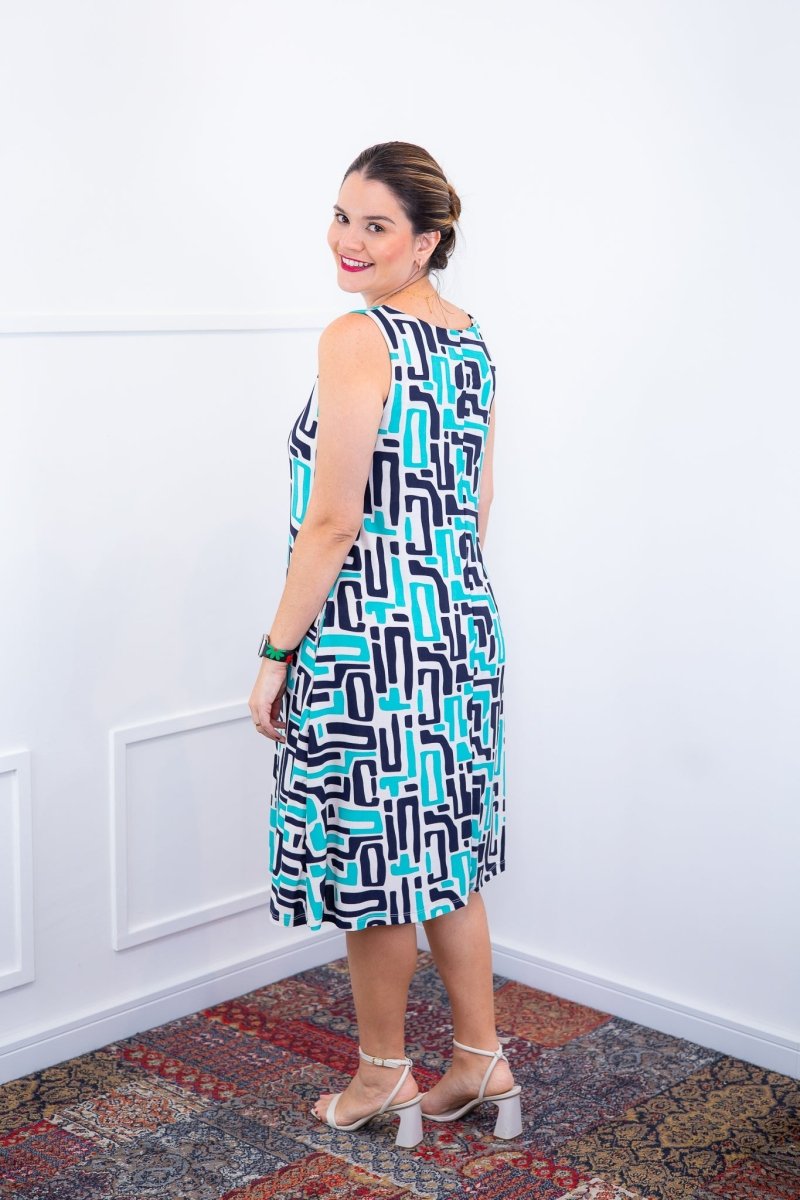 Vestido Sofia - Malha Confort Regata Midi