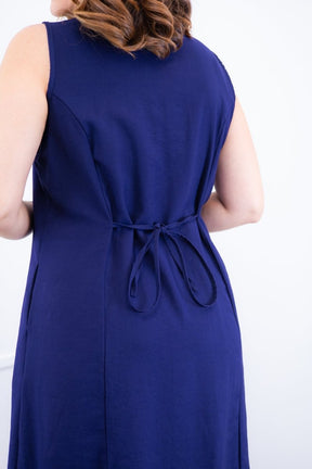 Vestido Vanessa – Midi Regata Ajustável em Viscose Marrant