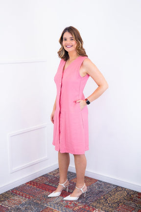 Vestido Vanessa – Midi Regata Ajustável em Viscose Marrant
