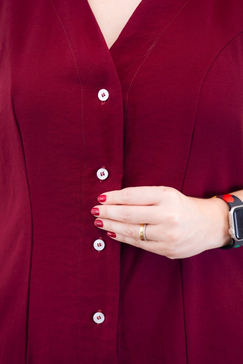 Vestido Vanessa – Midi Regata Ajustável em Viscose Marrant